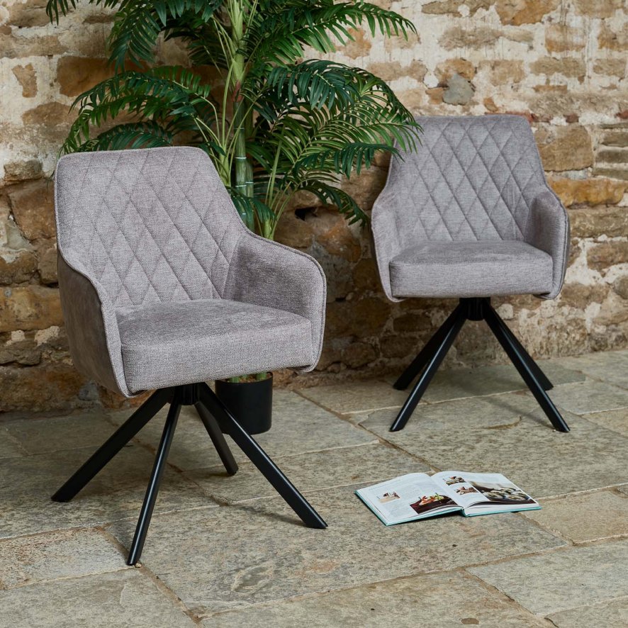 Clearance Libby Light Grey Dining Chair (Set of 2)