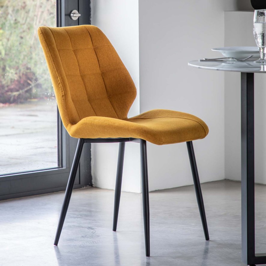 Woods Malvern Dining Chair - Saffron (Set of 2)