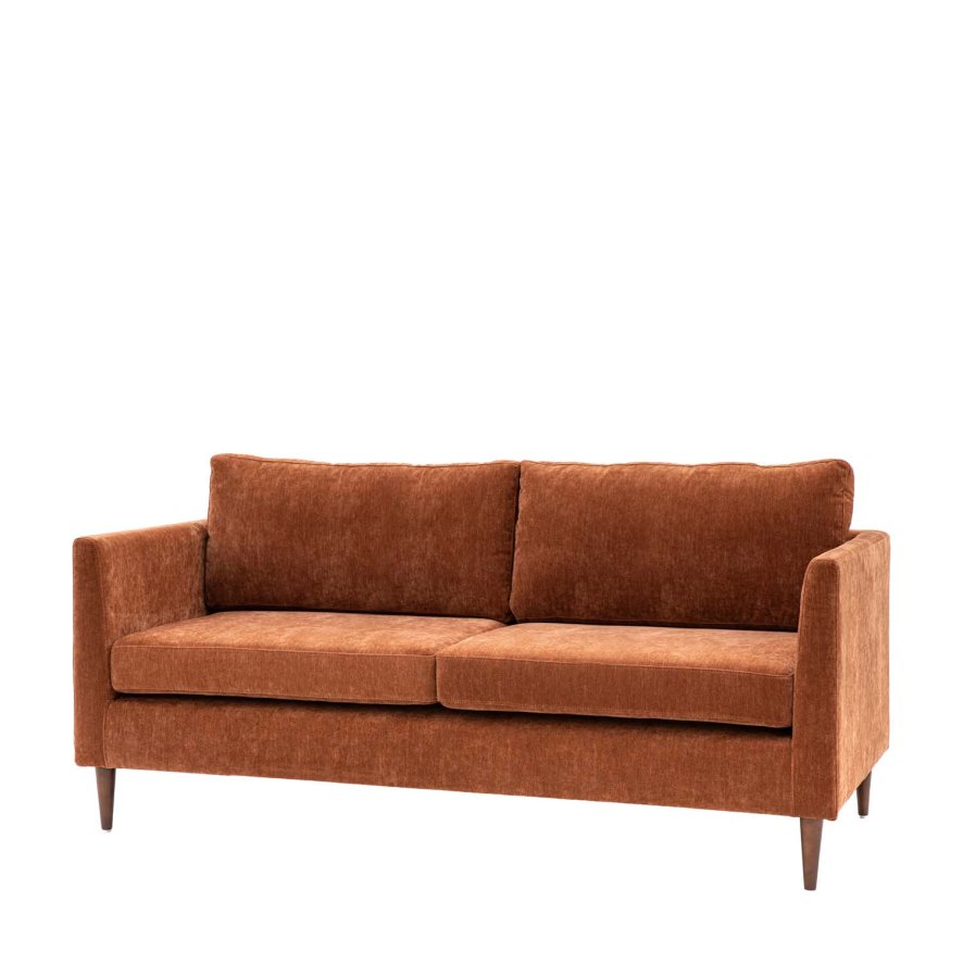 Gateside 3 Seater Sofa In Rust