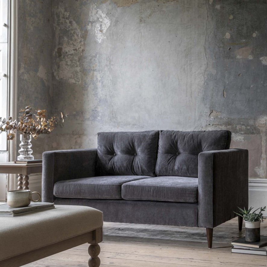 An image of Whitekirk 2 Seater Sofa in Charcoal