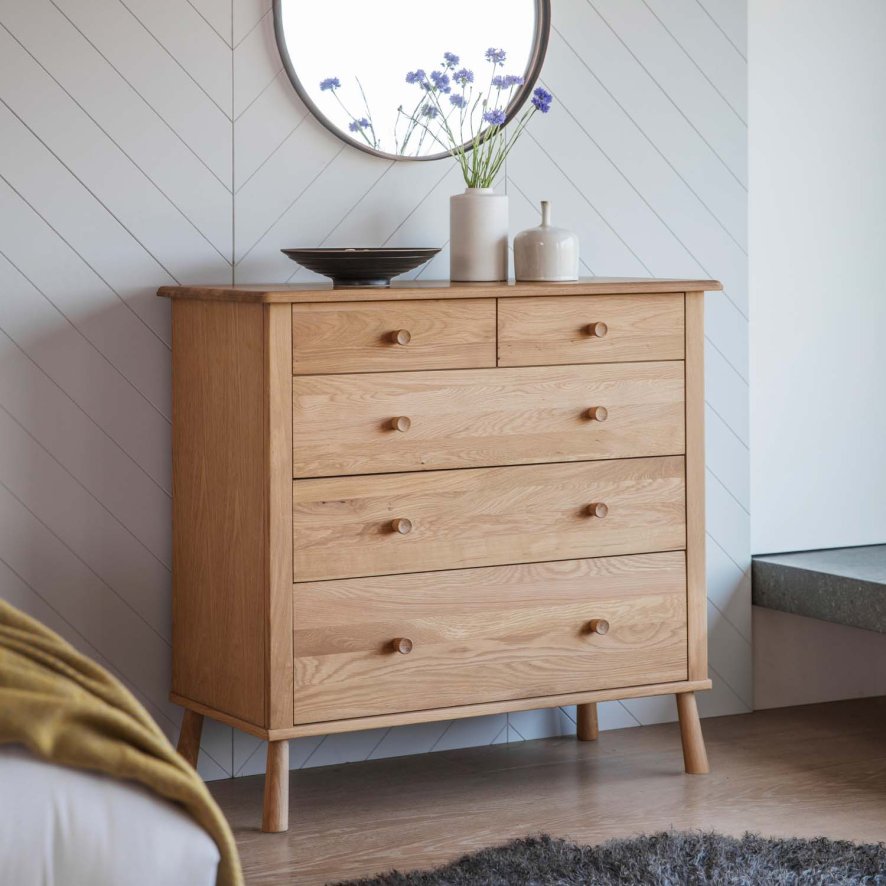 An image of Waddon 5 Drawer Chest