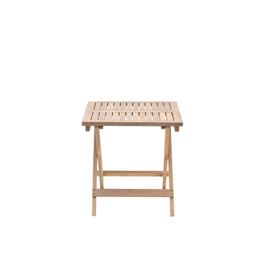 Malaga Folding Side Table Acacia
