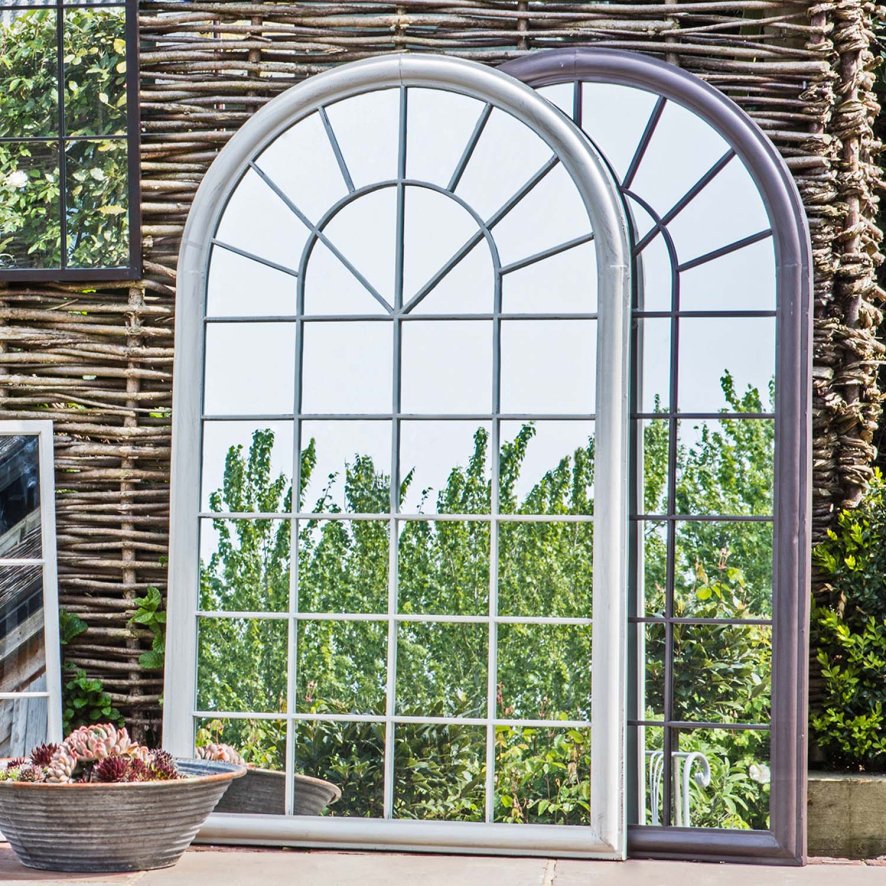 An image of Vigo Outdoor Mirror - White