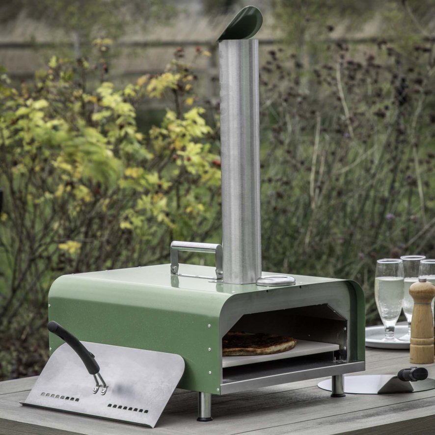 Woods Garonne Pellet Pizza Oven - Green