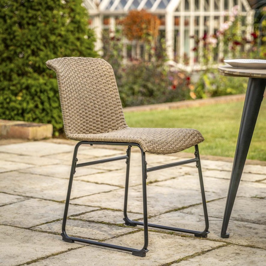 Outdoor dining chair shop set