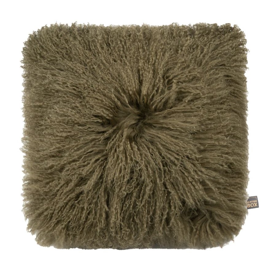 Aran Green Cushion 40x40cm