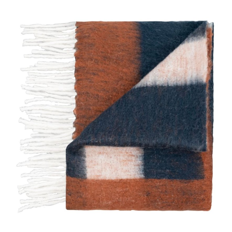 An image of Cara Copper Throw Blanket