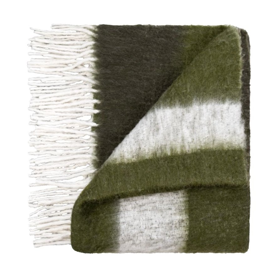 An image of Cara Green Throw Blanket