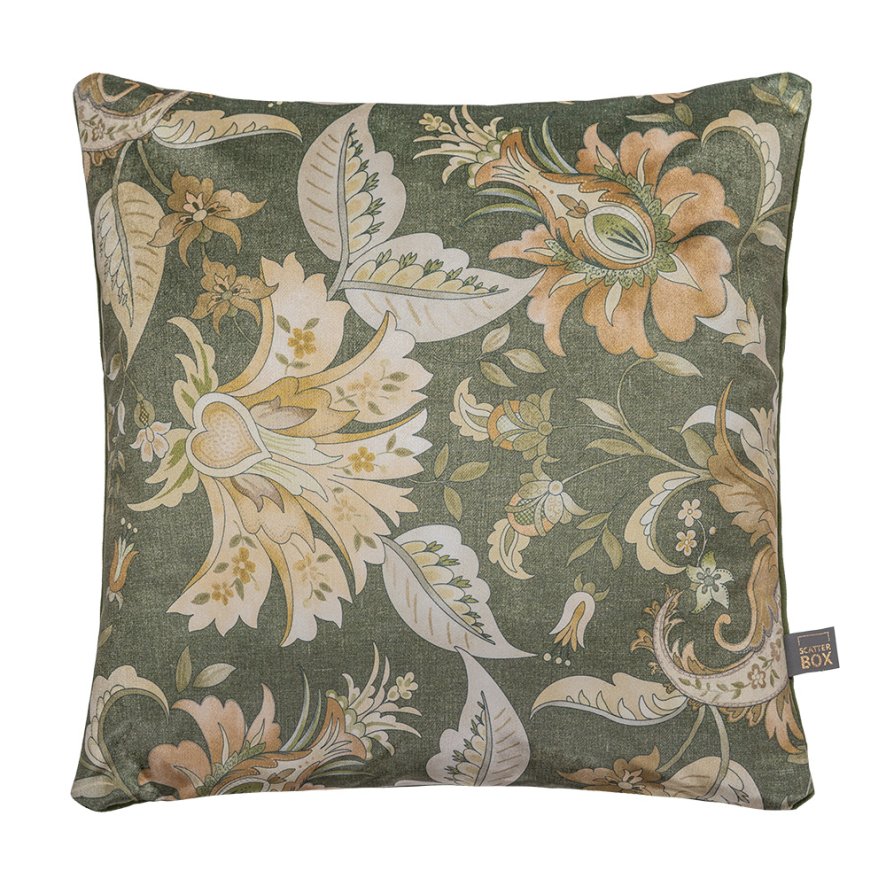 Woods Leilani Green Cushion 43x43cm