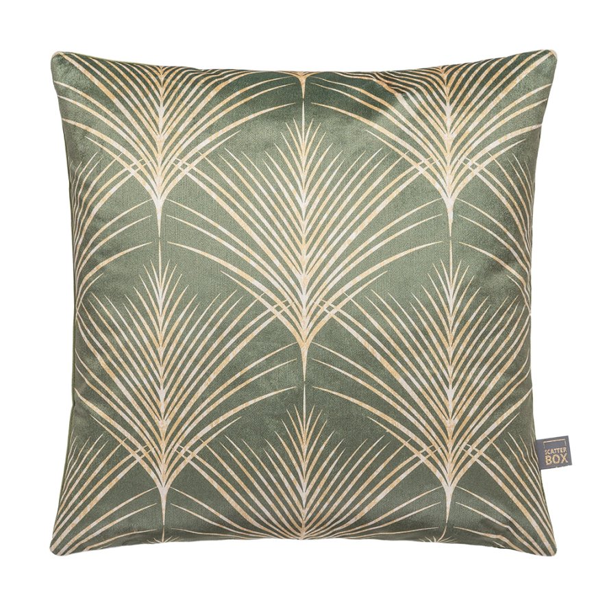 Woods Loulou Green Cushion 43x43cm