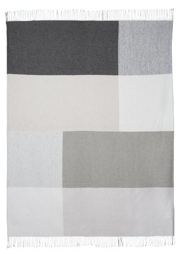 Woods Riley Grey Throw Blanket