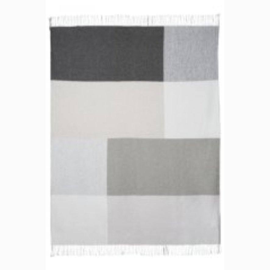 Woods Riley Grey Throw Blanket