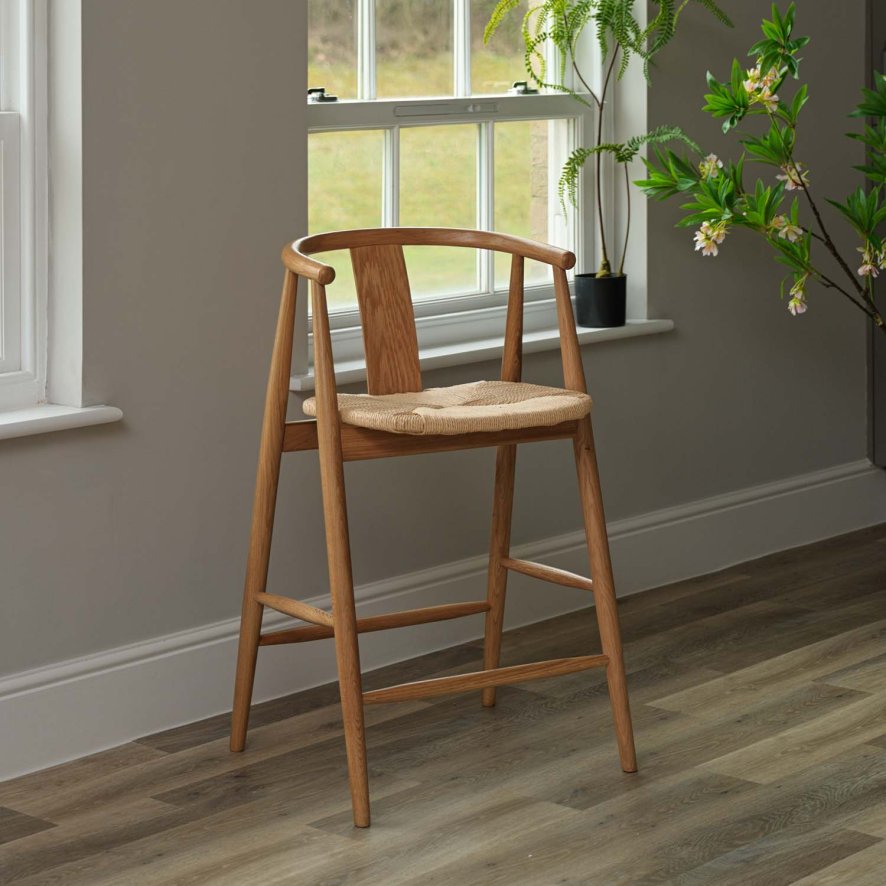 Woods Long Island Bar Stool - Natural