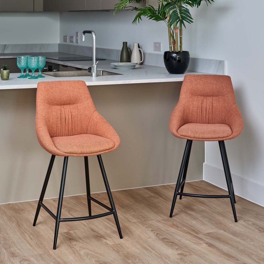 Woods Detroit Brick Counter Chair (Set of 2)