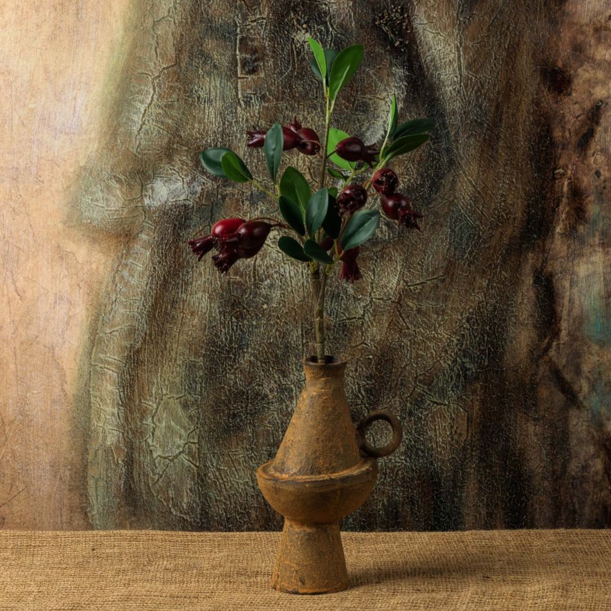 Woods Pomegranate Flower Spray 48cm