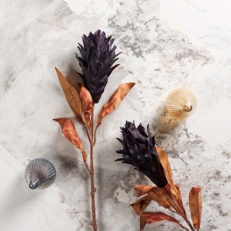 Woods Autumnal pineapple leaf stem 83cm