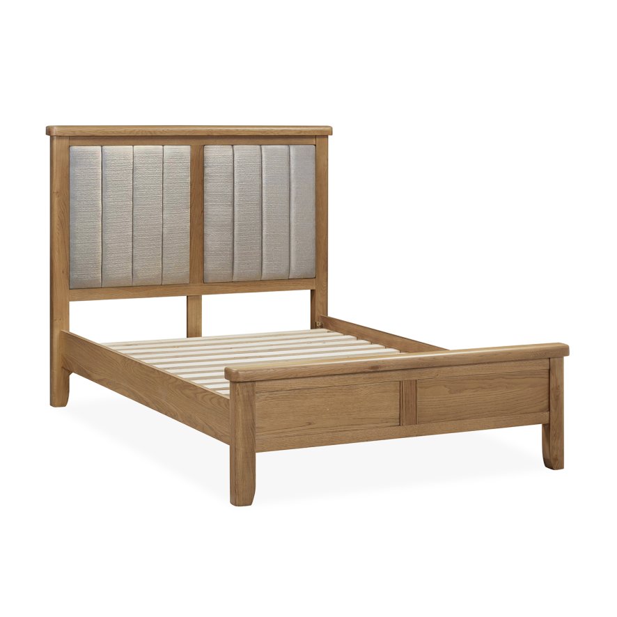 Woods Ledbury 5'0 Bed with Fabric Headboard