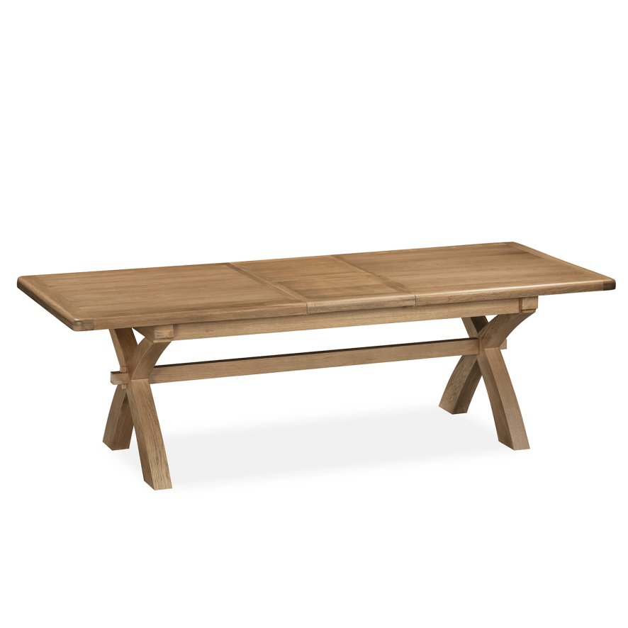 Woods Ledbury 200-250cm Extending Dining Table with X Legs