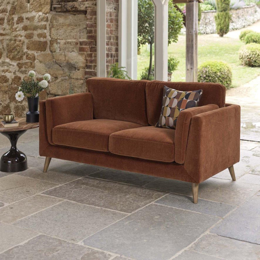 Harris 2 Seater Sofa in Rust