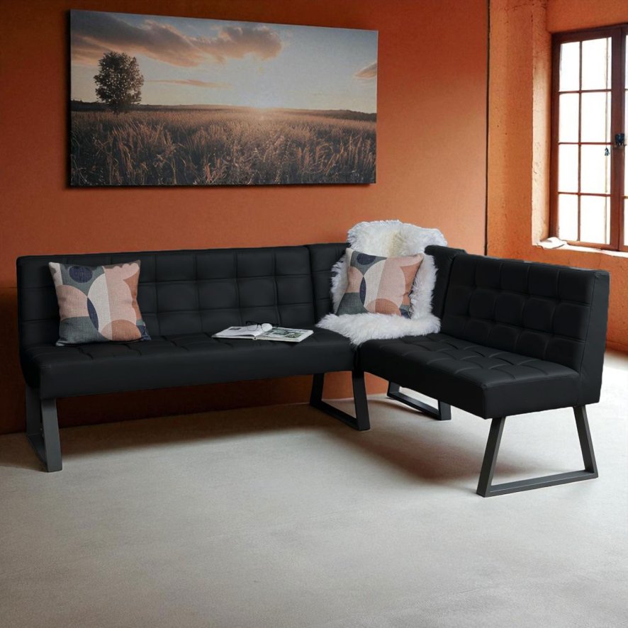 Woods Rubix Corner Bench in Black