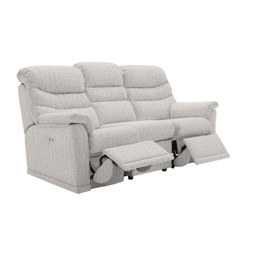 G Plan G Plan Malvern 3 Seater Double Power Recliner Sofa with 3 Cushions