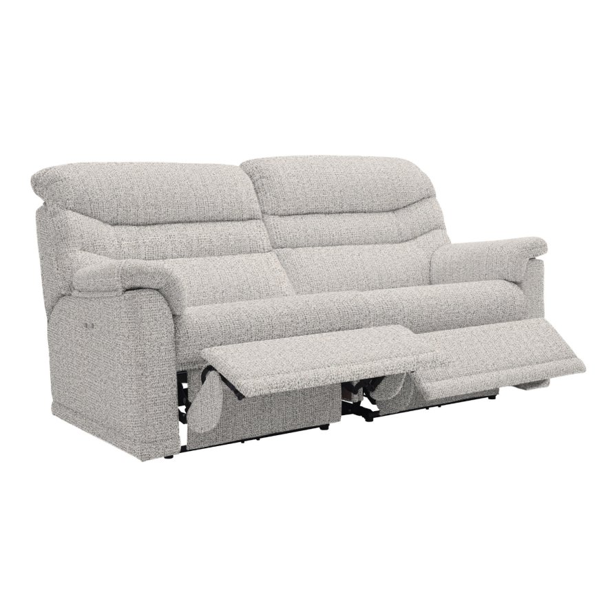 G Plan G Plan Malvern 3 Seater Double Power Recliner Sofa with 2 Cushions