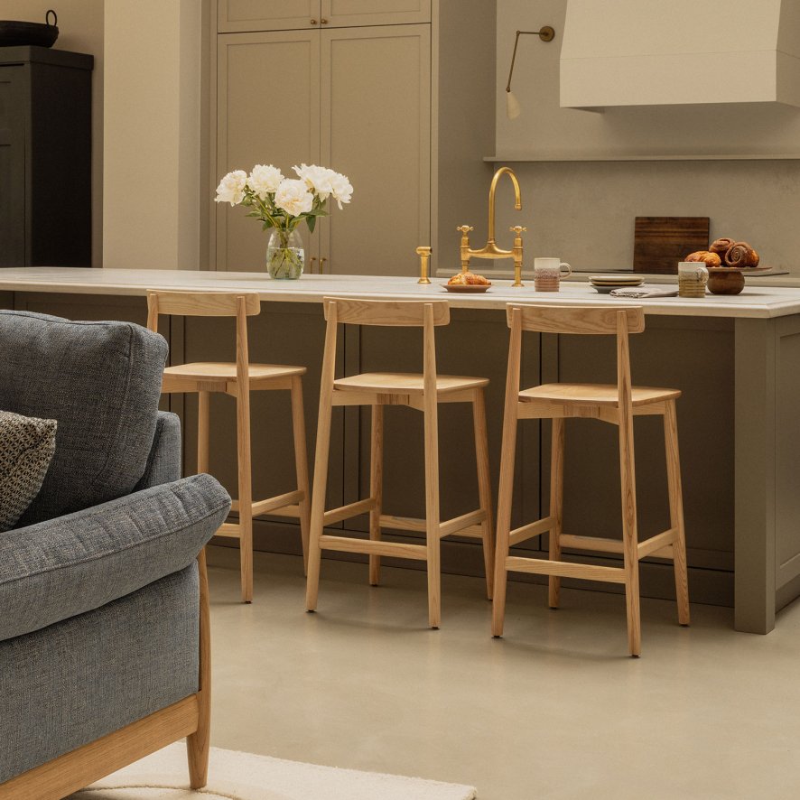 Ercol Lara Counter Stool with Back
