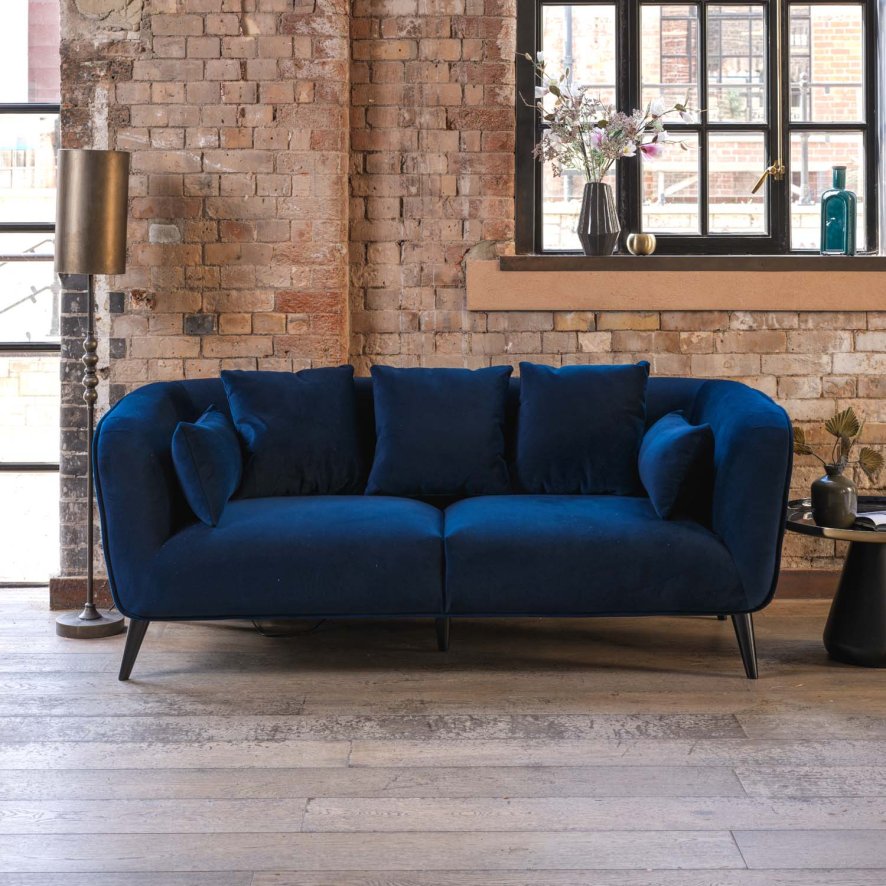 Woods Langdale 3 Seater Sofa in Indigo