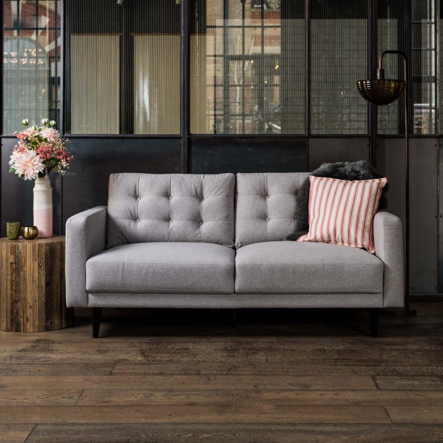 Woods Juliette 3 Seater Sofa in Stone