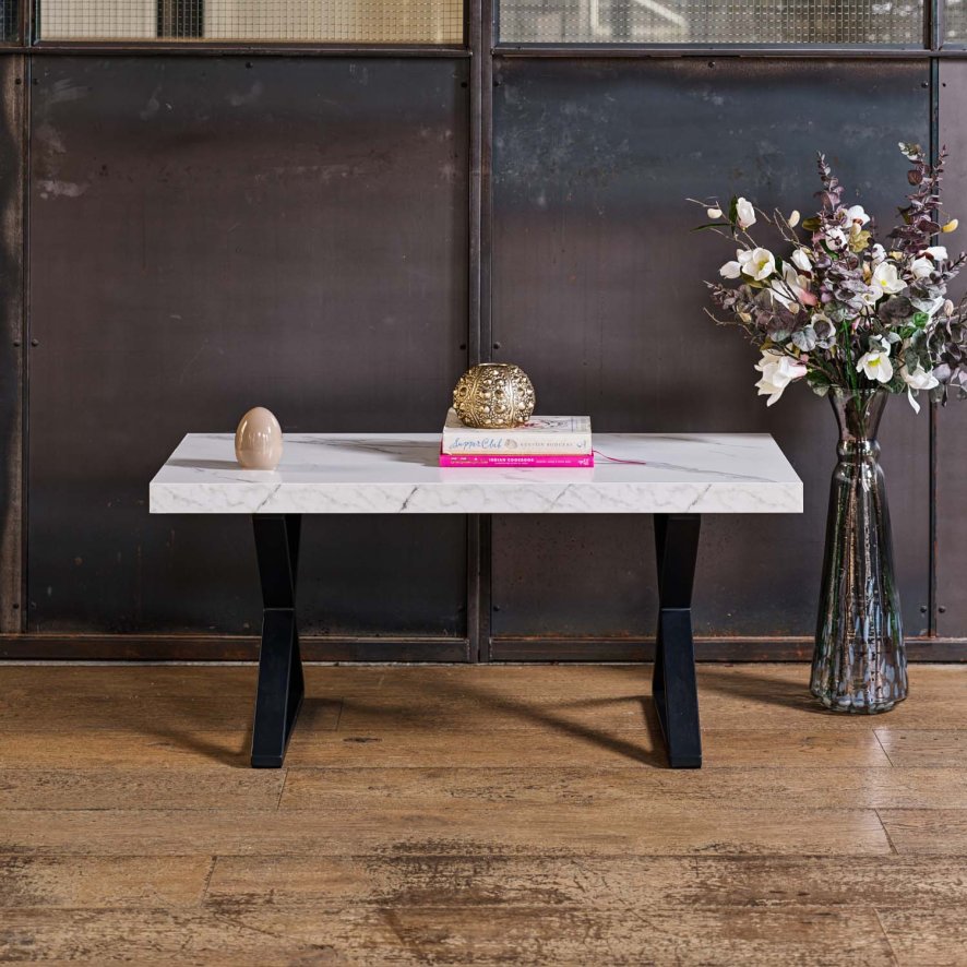 Woods Jupiter Marble Effect Coffee Table