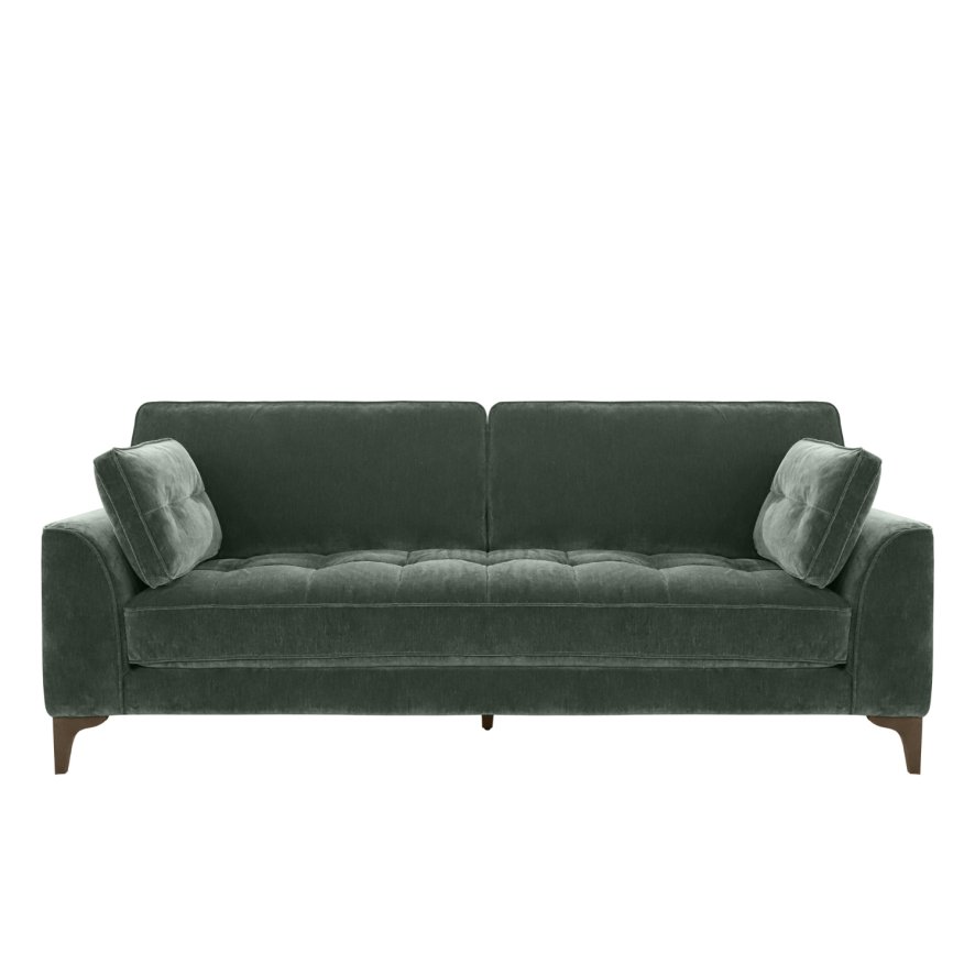 Woods Hartpury 3 Seater Sofa in Green