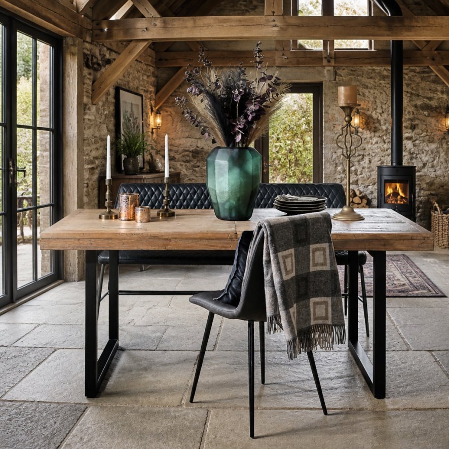 Woods Adelaide Extending Dining Table 160-200cm x 90cm