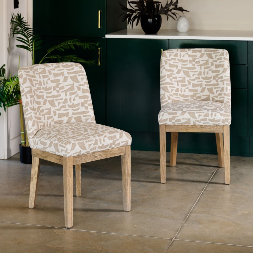 Woods Richmond Dining Chair In Taupe (Set of 2)