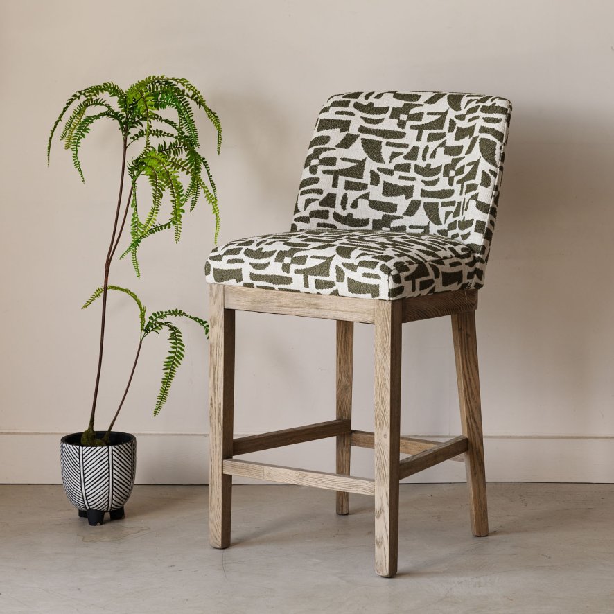 Woods Richmond Bar Stool In Green