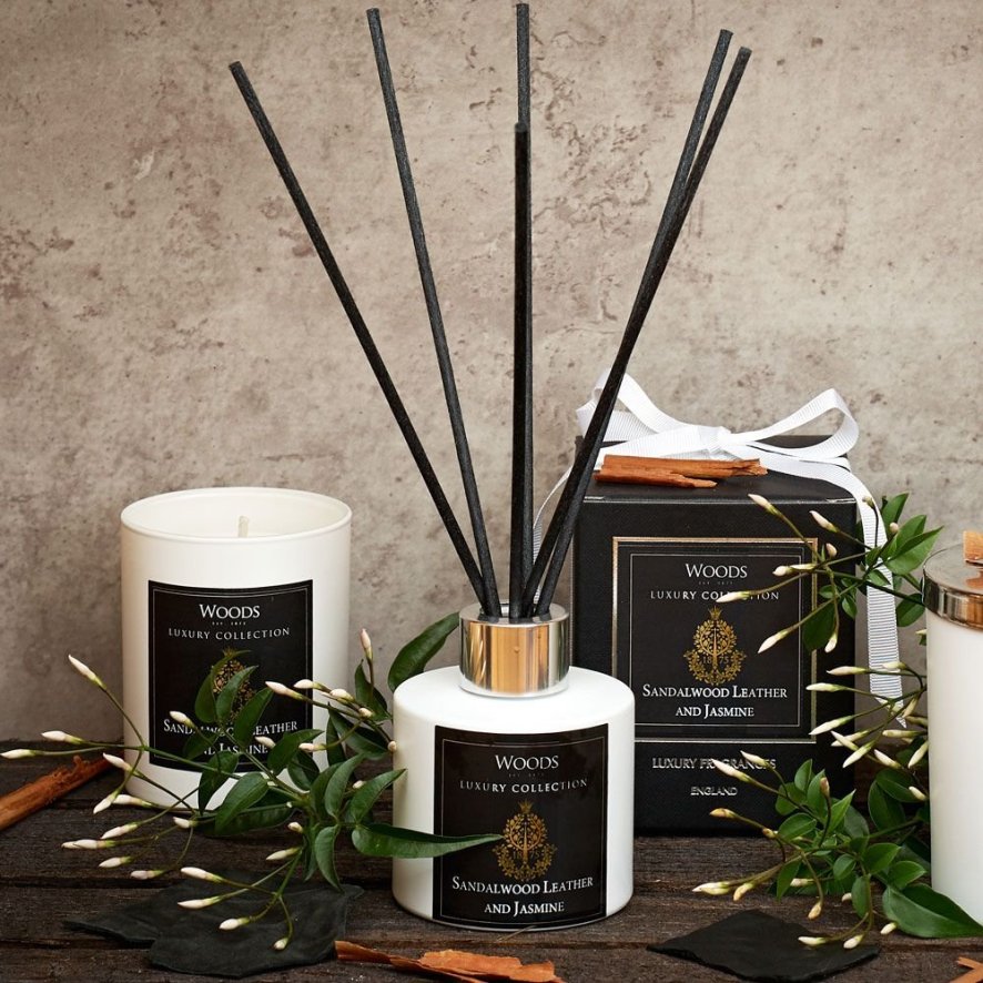 Sandalwood Leather & Jasmine Diffuser