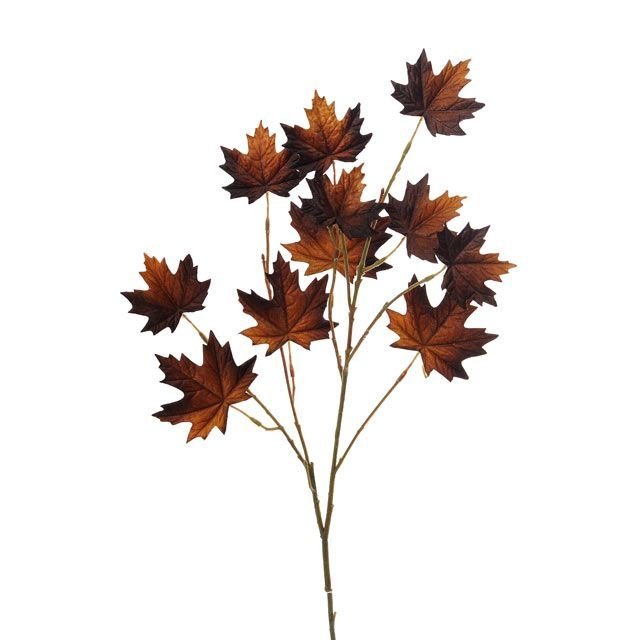 Woods Maple Leaf Spray Brown 71cm