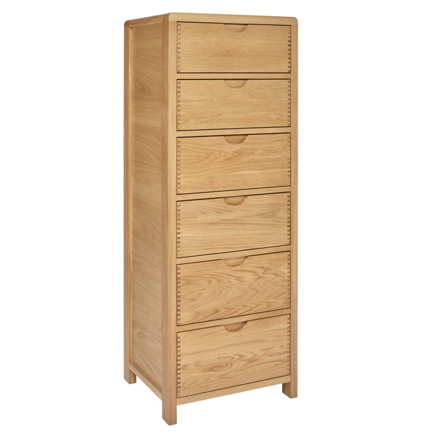 Ercol Ercol 1364 Bosco 6 Drawer Tall Chest
