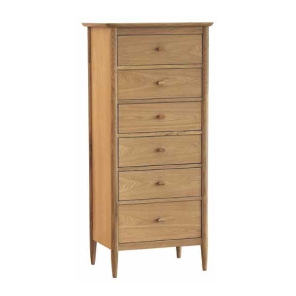 Ercol Teramo 6 Drawer Tall Chest