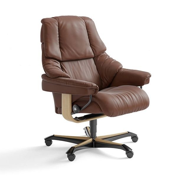 Stressless Reno Home Office Chair Batick Leather