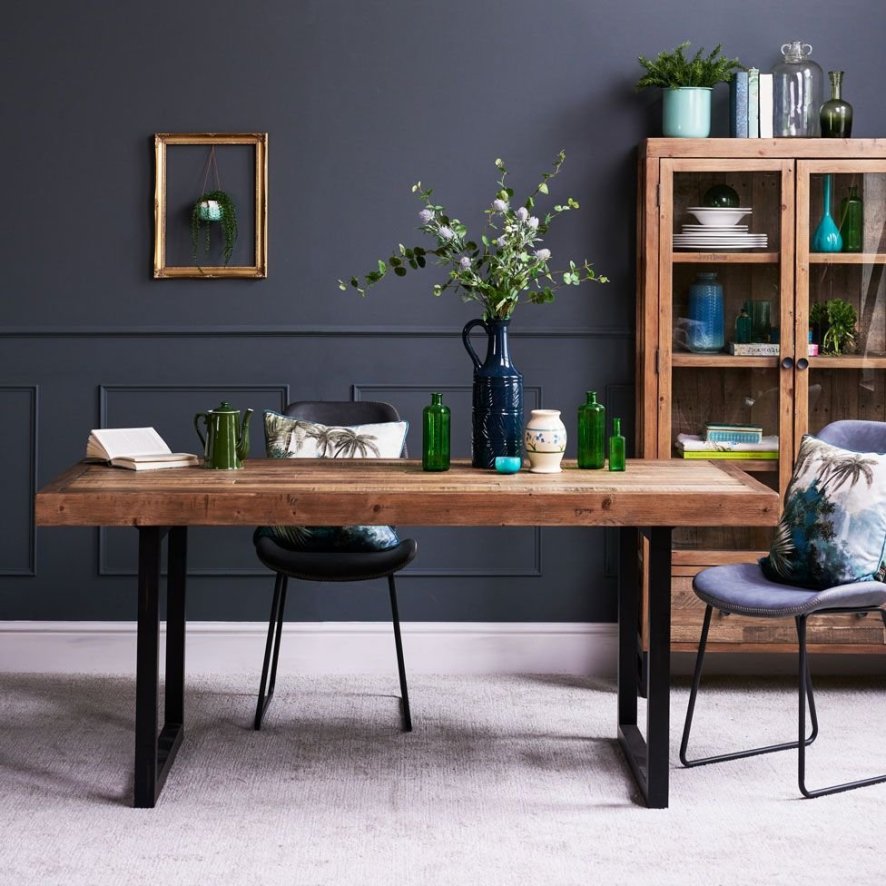 An image of Adelaide Reclaimed Wood Dining Table 180cm