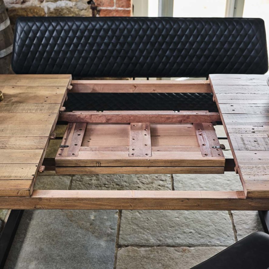 Adelaide Industrial Extendable Dining Table 140180cm Woods Furniture