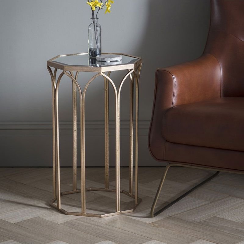 Tall mirrored clearance lamp table