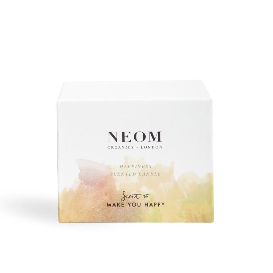 NEOM Happiness Scented Candle (3 Wick) Neom Large Candle Woods Furniture