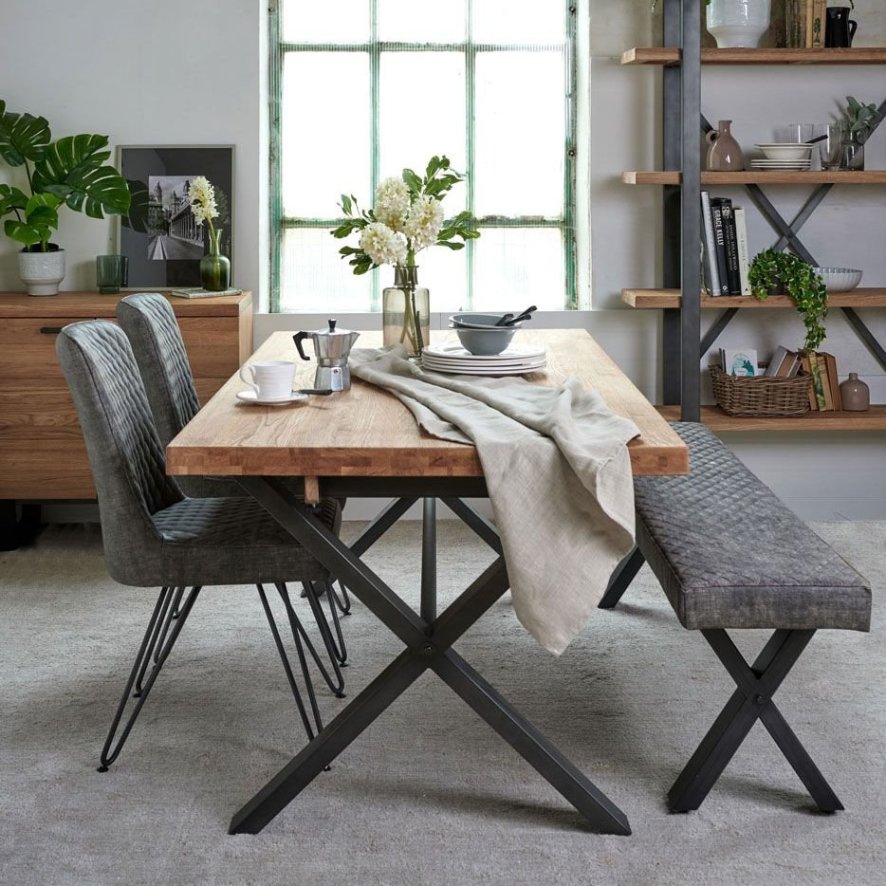 Industrial Dining Table - Industrial Dining Table 190cm