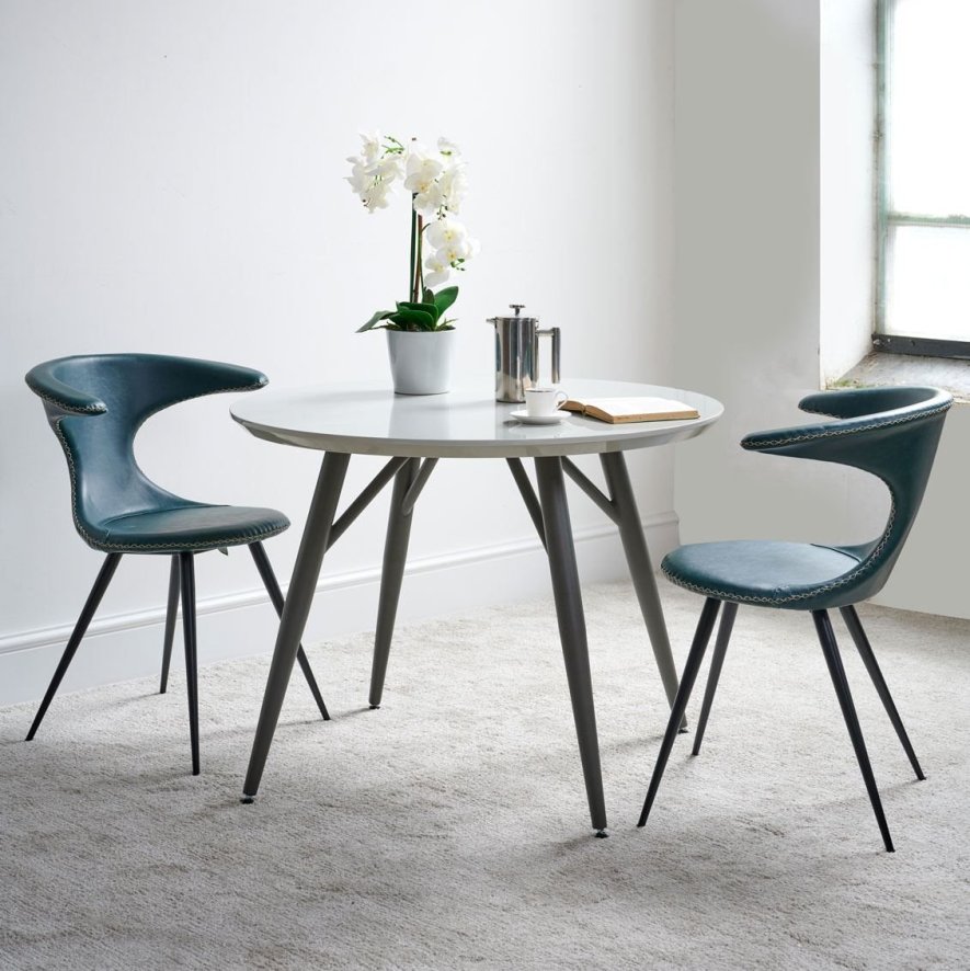 Logan Round Dining Table 100cm 100cm Dining Table Woods Furniture