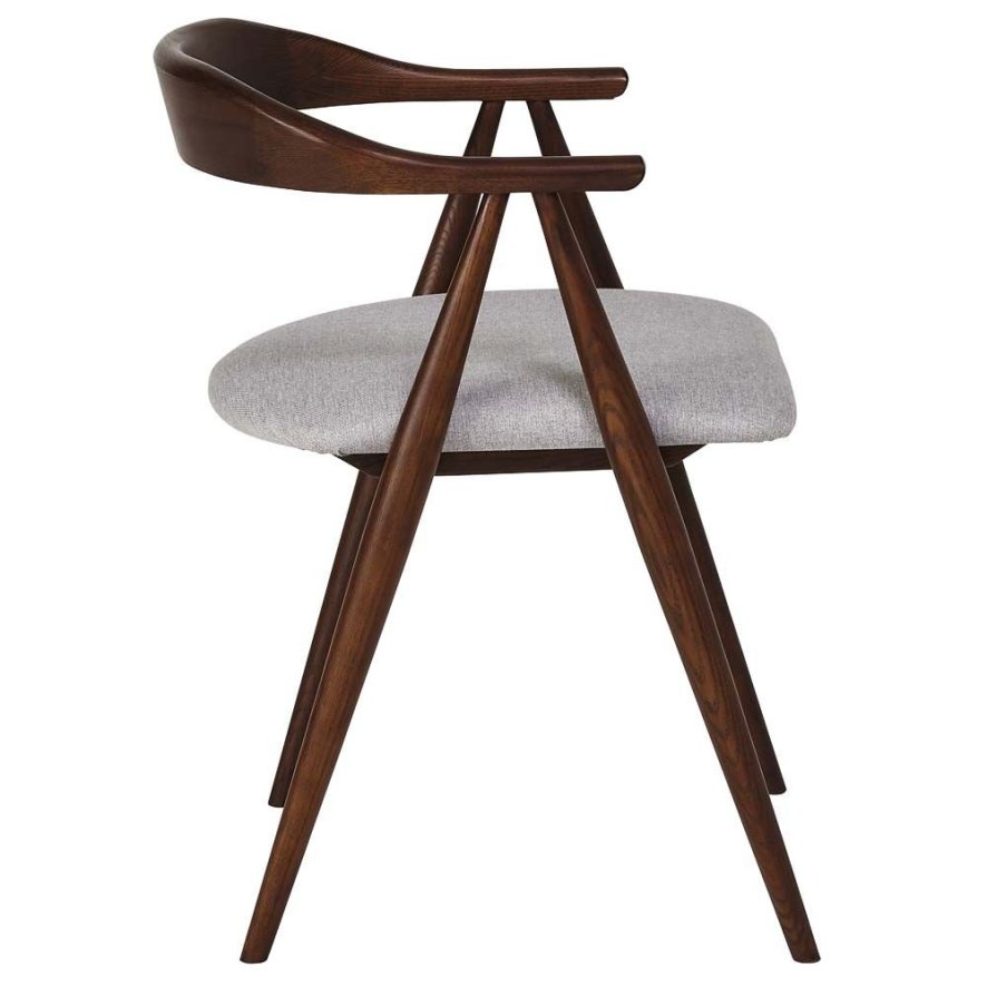 Ercol Lugo Dark Wood Dining Chairs With Arms Woods Furniture