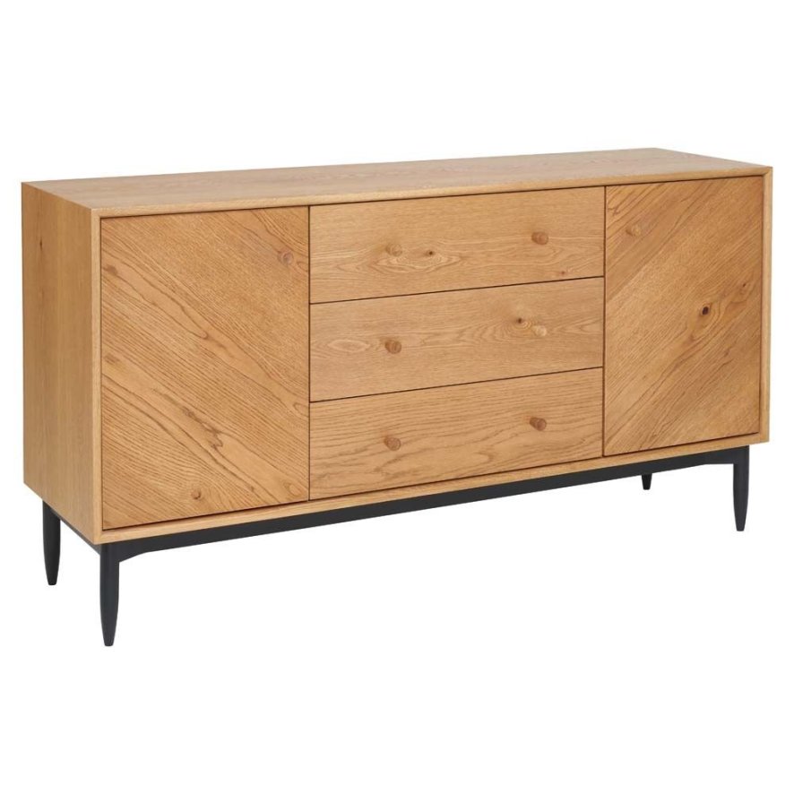 Monza Large Sideboard - PO/BK