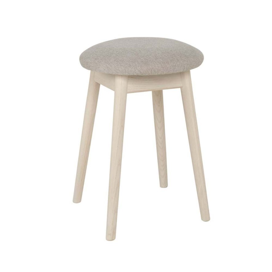 Ercol Salina Dressing Table Stool Pale Timber