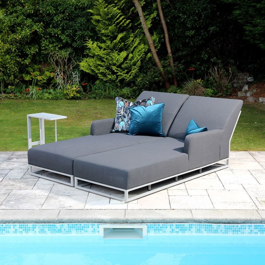 Del Mar Sunlounger Set with Side Table