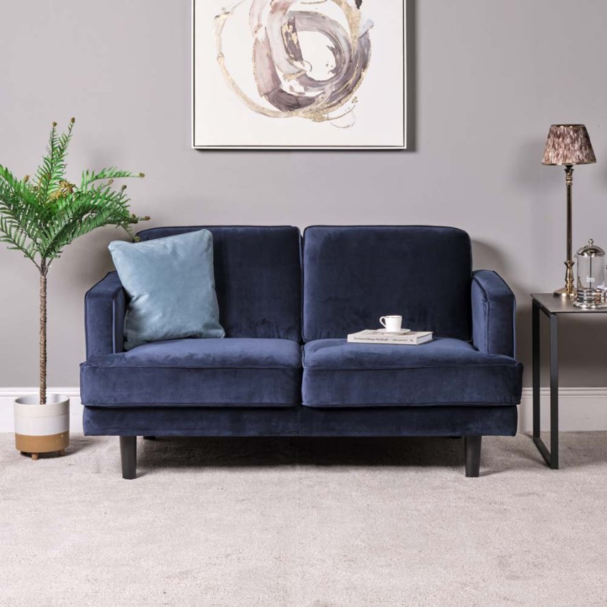 Clearance Bailey 2 Seater Sofa - Blue